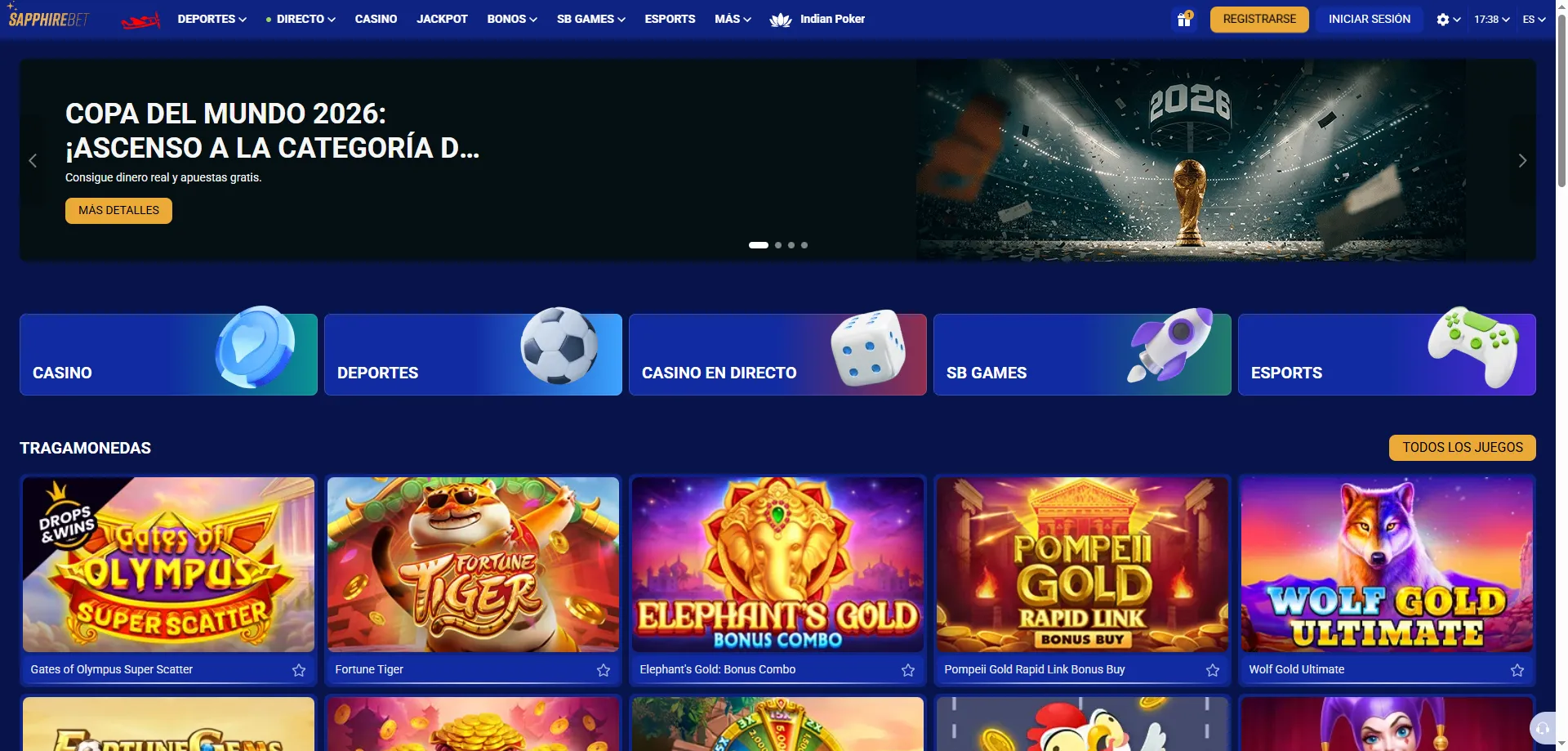 SapphireBet Casino Argentina &ndash; resumen de la plataforma de juego online